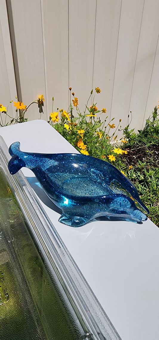 Resin Water Dolphin Fountain